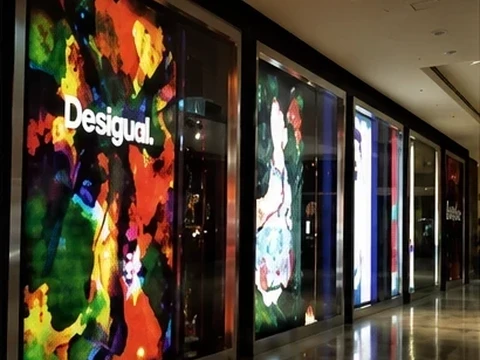 Desigual storefront window display