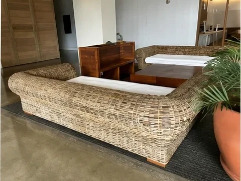 Custom woven lounge furniture